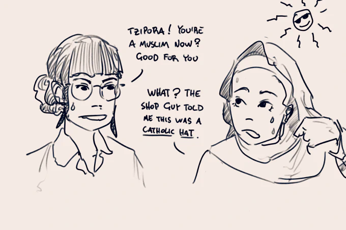 Tzipora and Cobian mini-comic